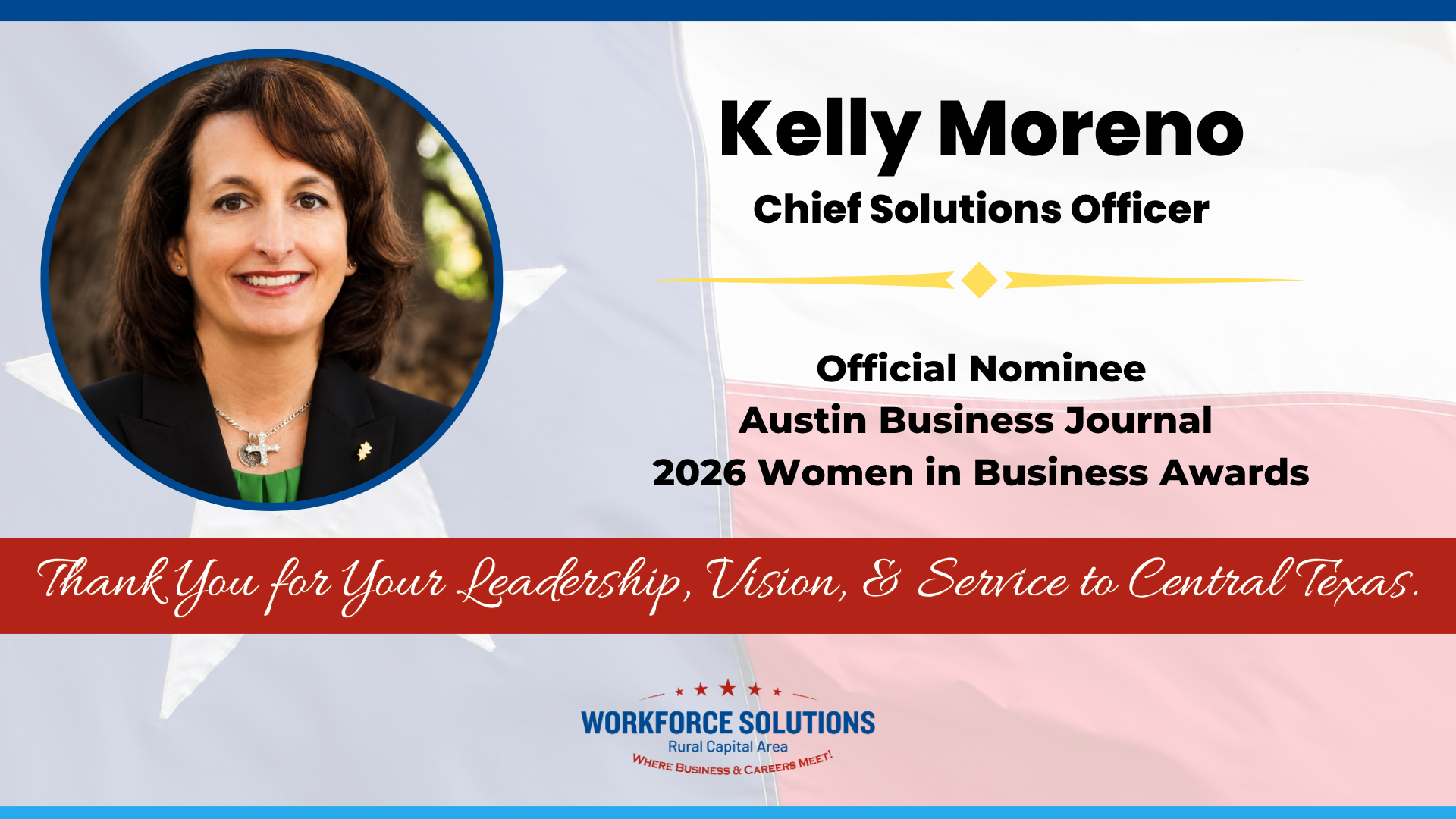 Congratulations Kelly Moreno