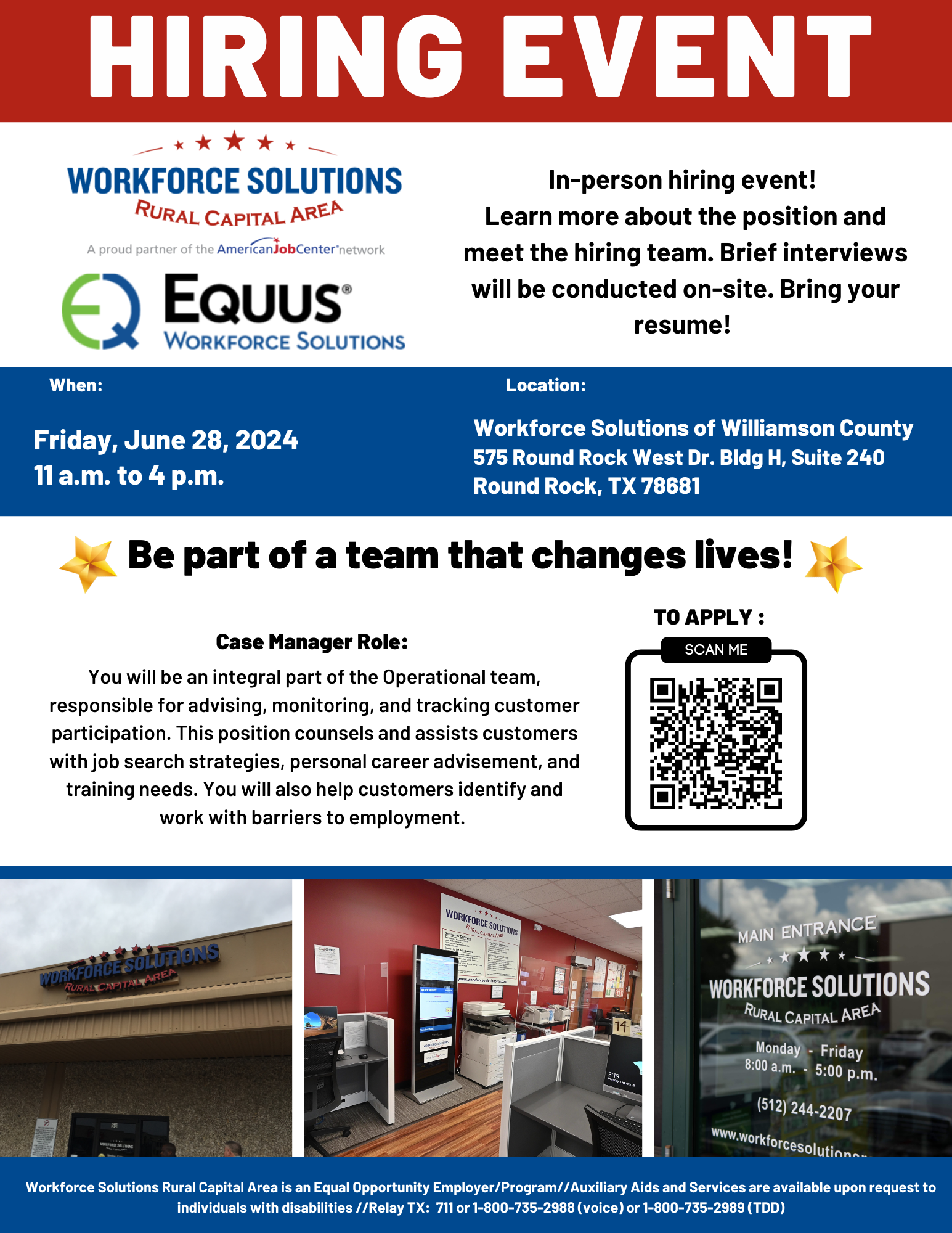 Equus Hiring Event 6-28