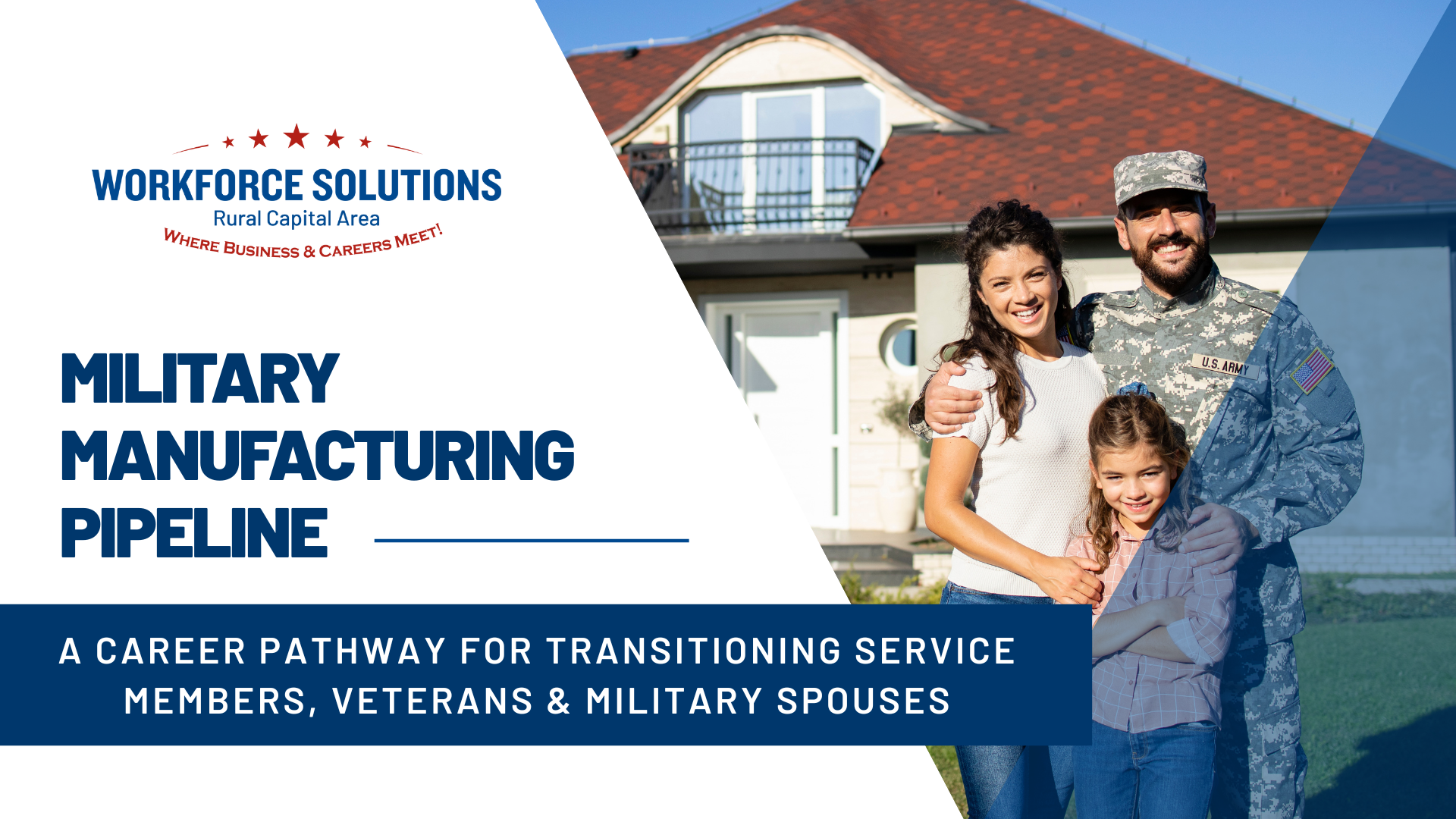 Military to Civilian Job Seeker Flyer Event Banner