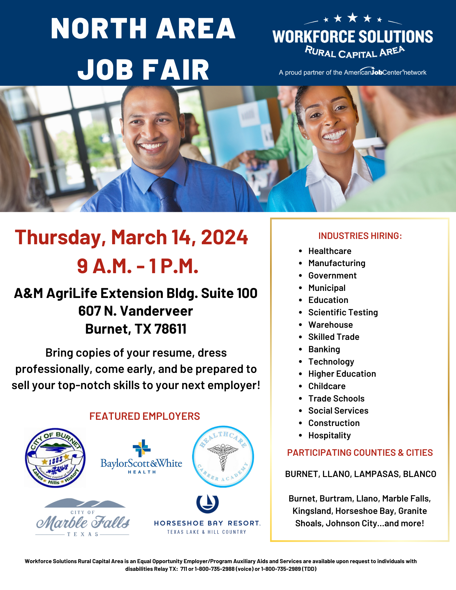 north area job fair