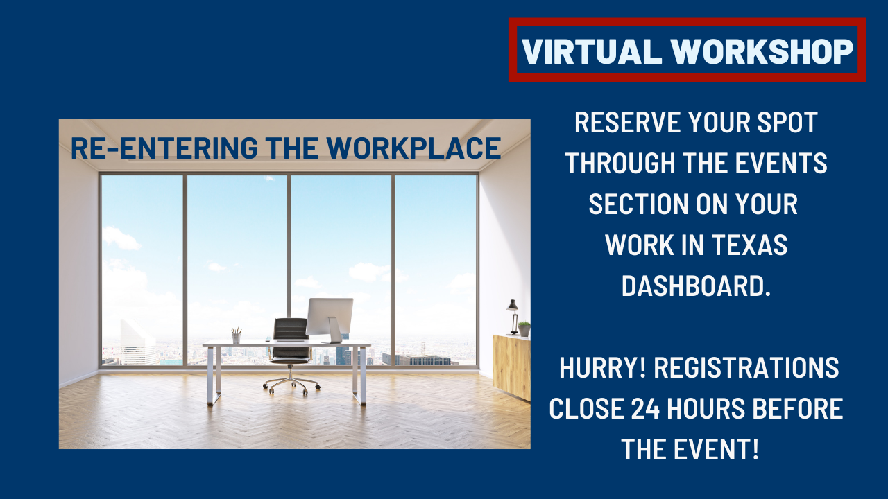 re-entering workplace workshop