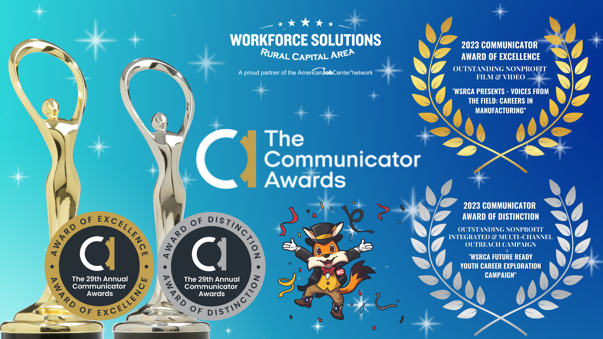 WSRCA Honored with 2 Communicator Awards
