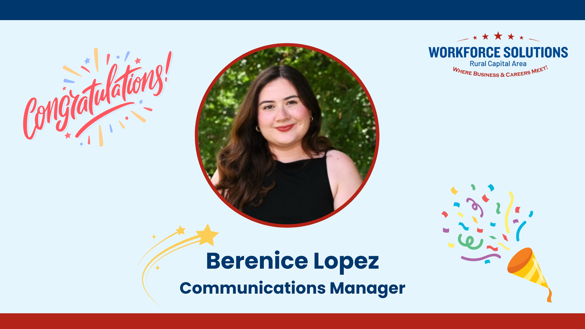 WSRCA's Berenice Lopez Promoted to Communications Manager