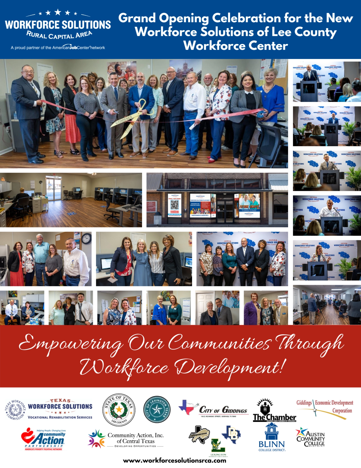 WSRCA Holds Grand Opening Celebration for New Workforce Solutions of Lee County Center