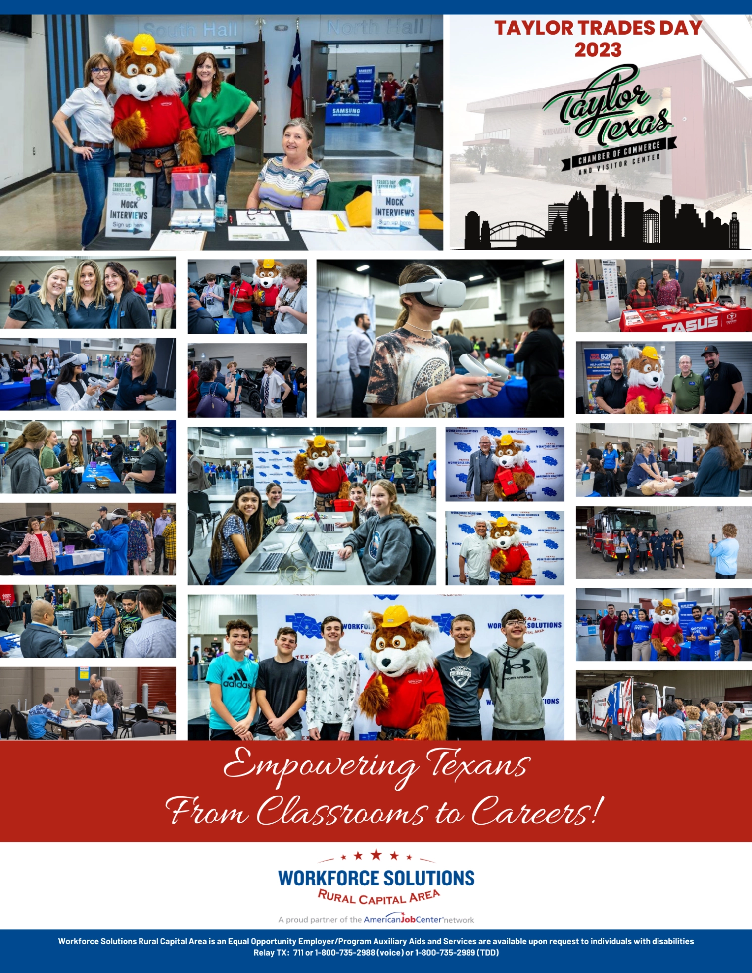 Area Students, Employers Connect for Career Exploration at 2023 Taylor Trades Day