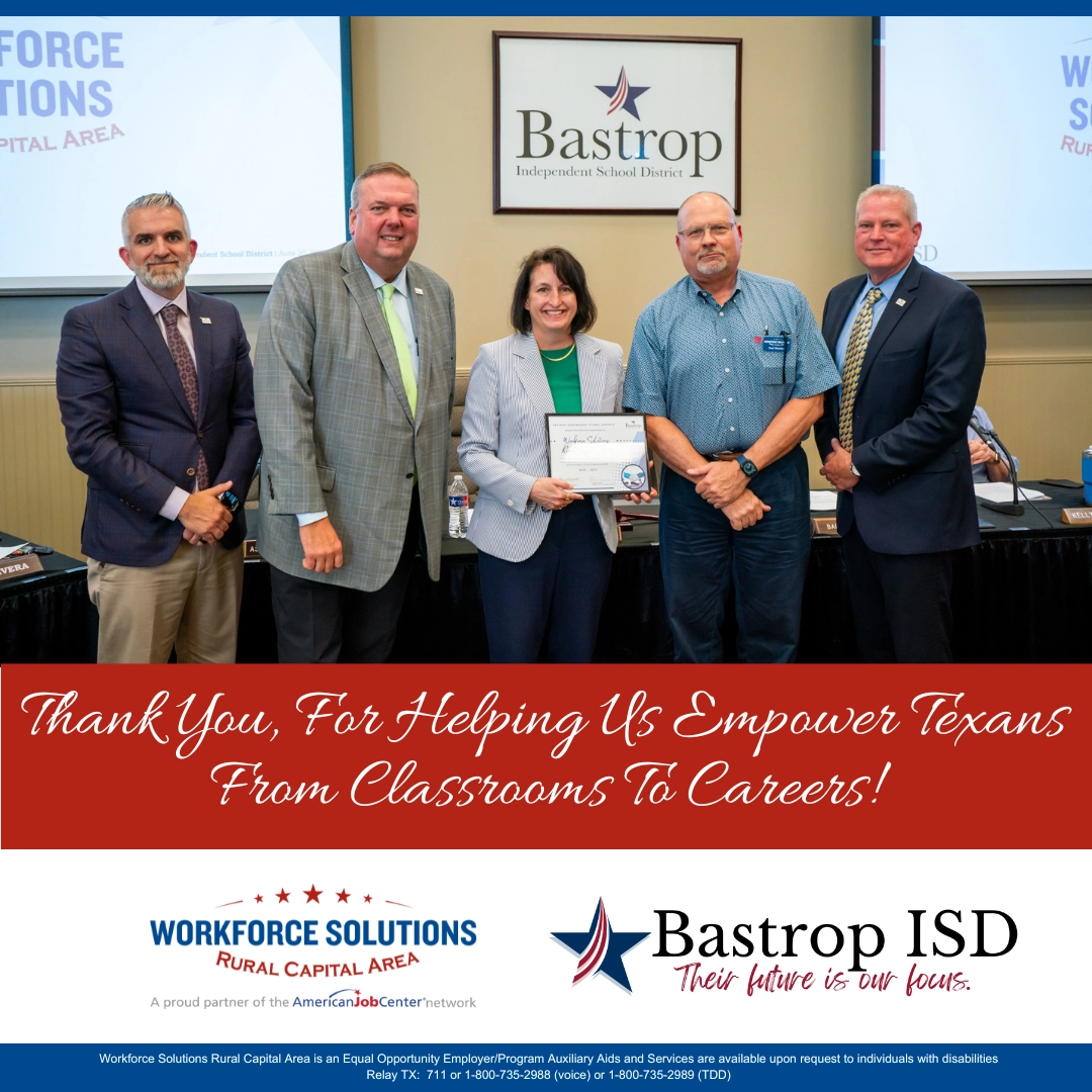WSRCA Bastrop ISD Community Partner