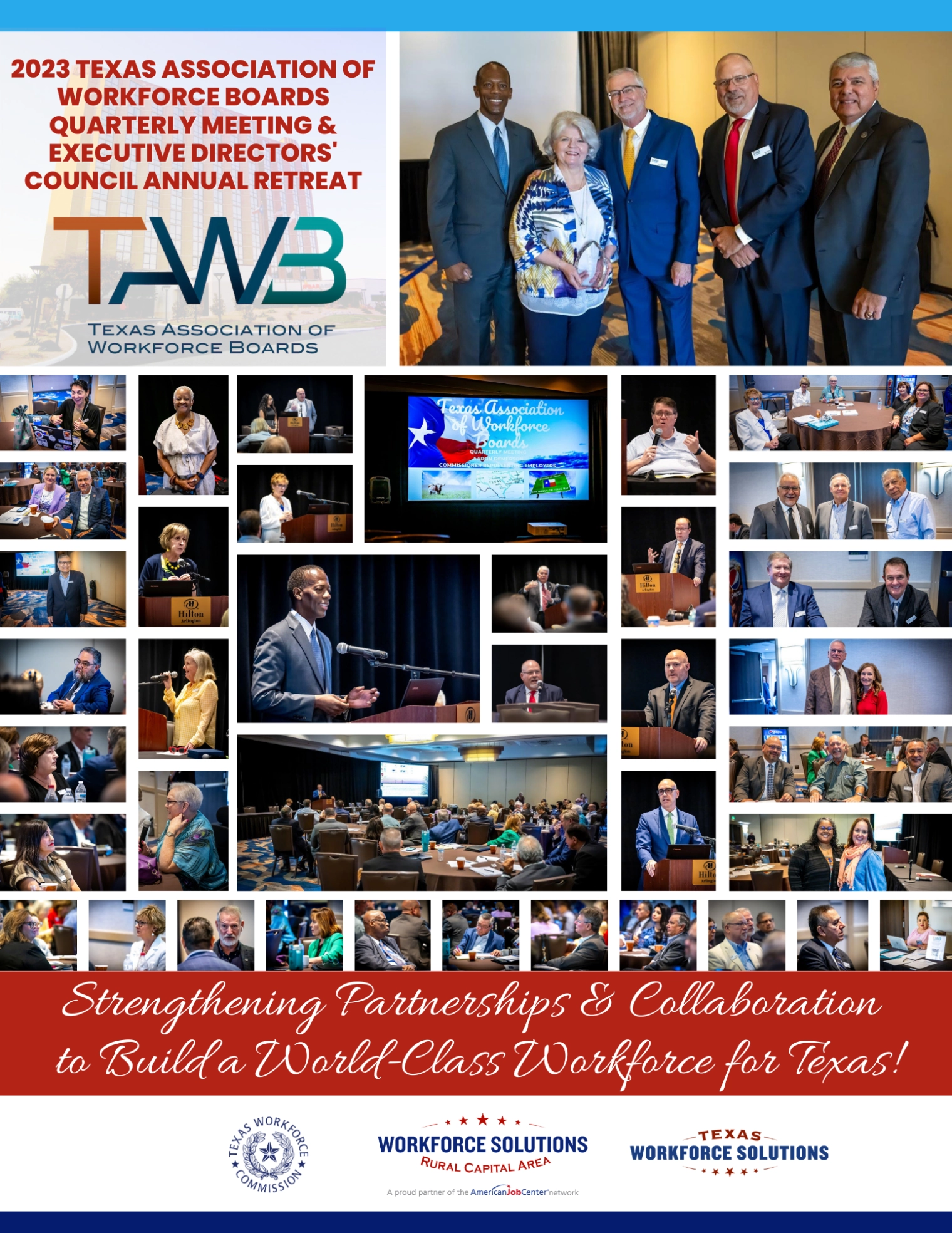 WSRCA Team Collaborates with Workforce Development Leaders Statewide at TAWB Gathering