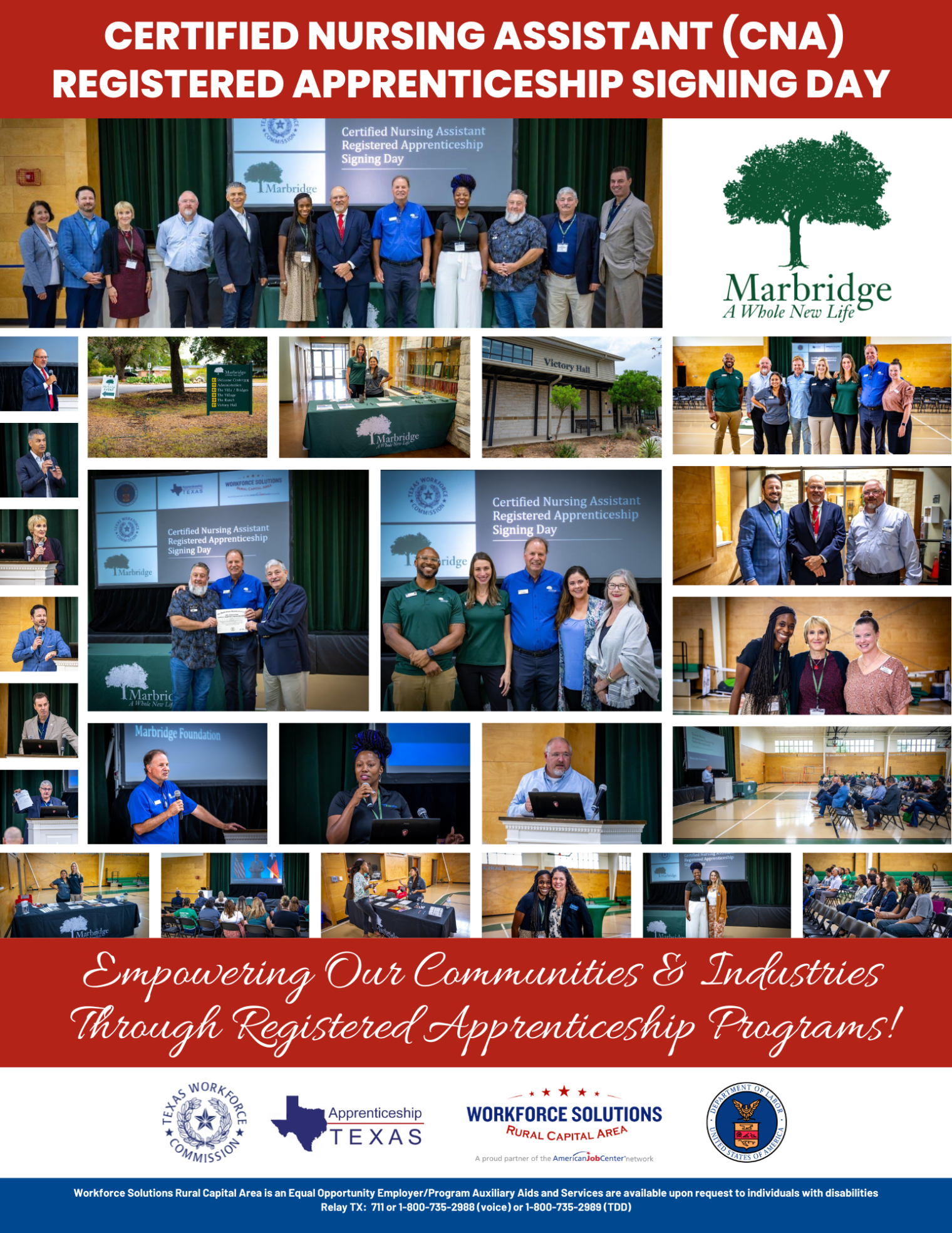 Marbridge Foundation Launches Certified Nursing Assistant (CNA) Apprenticeship Program to Empower Texans