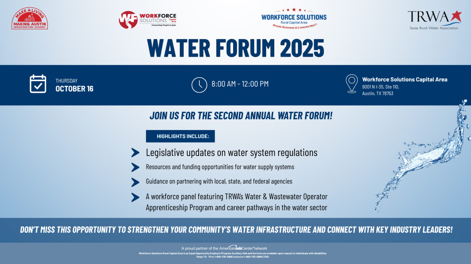 Water and Workforce: Securing the Future of Texas Together