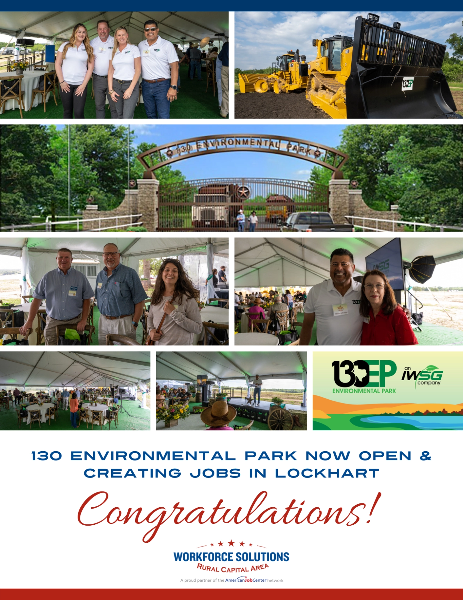 WSRCA Team Takes Part in Grand Opening of State-of-the-Art 130 Environmental Park in Lockhart